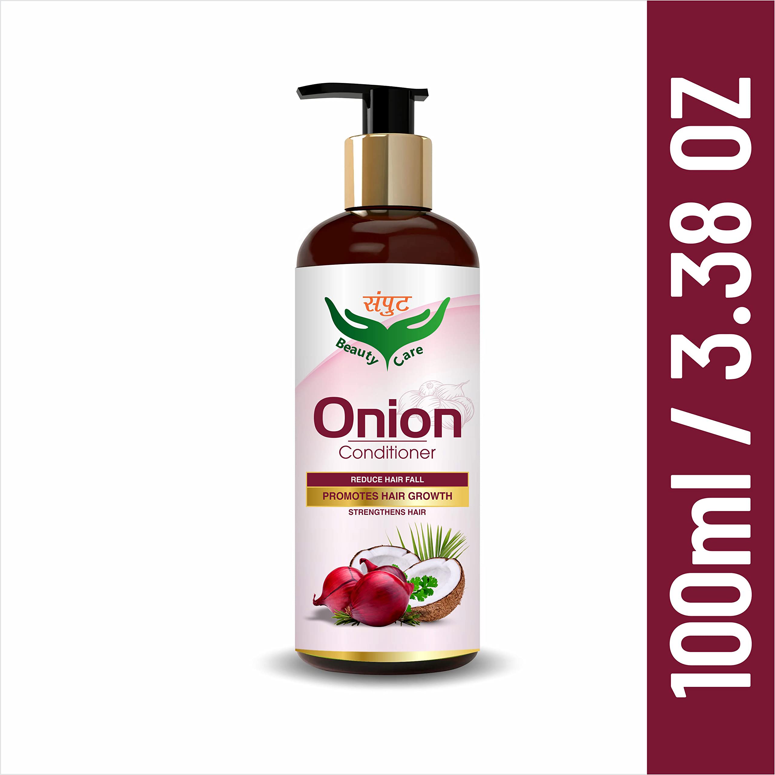 Adivasi Herbal Onion Hair Conditioner for Hair Growth & Fall Control - 100ml for Men & Women | Strengthens & Nourishes Hair for Daily Use