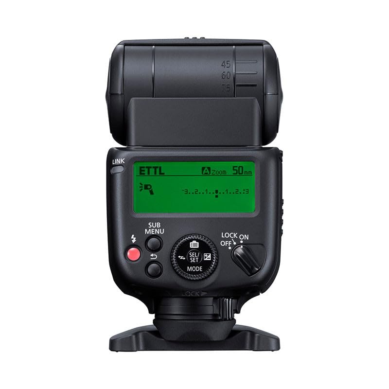 Canon Speedlite EL-10 Flash with E-TTL II | 1/1 to 1/1024 Power Range | Multi-Function Shoe | Lightweight AA Battery Powered | Perfect for Portrait, Wedding & Event Photography