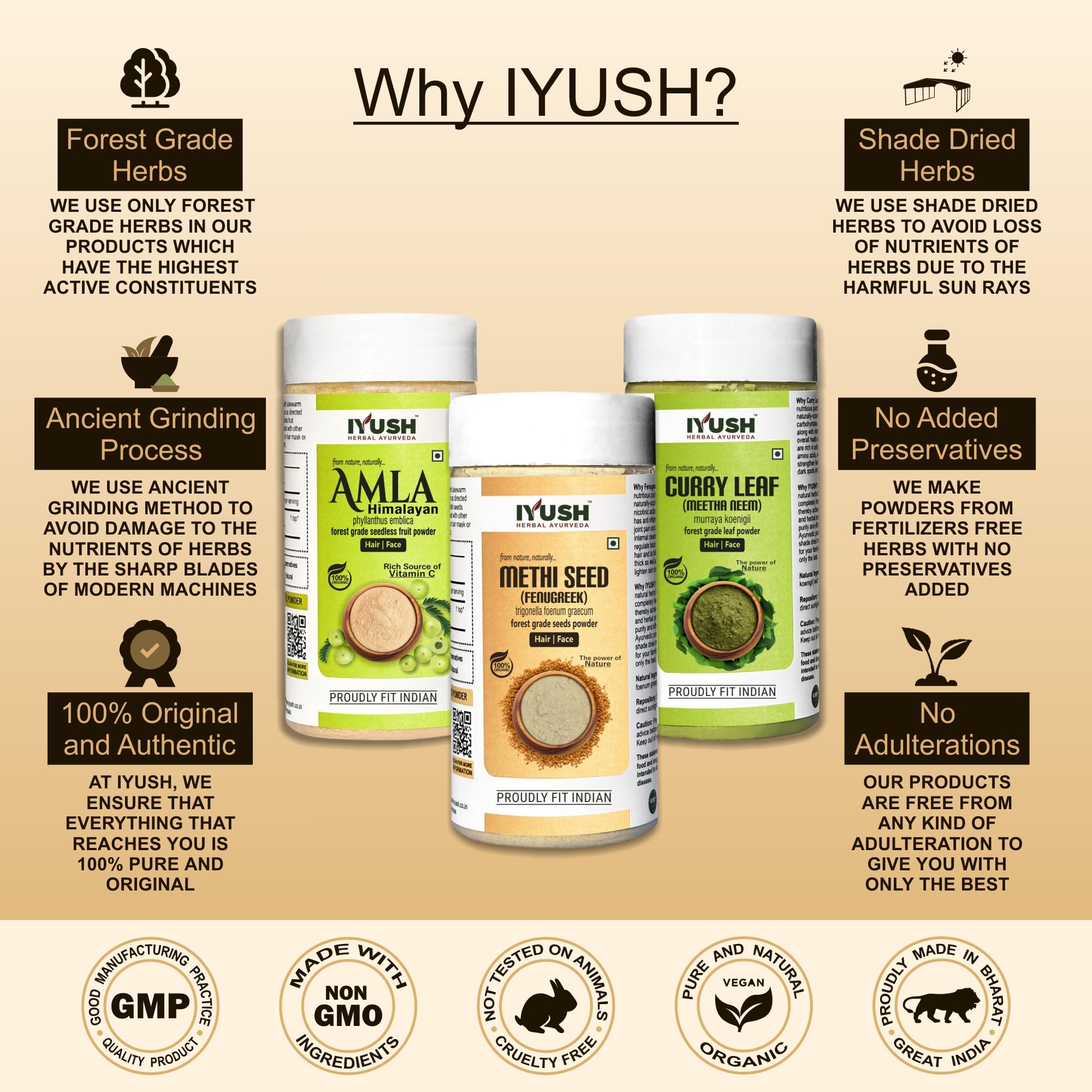 Organic Ayurvedic Amla Powder with Curry Leaves & Fenugreek Powder for Hair Growth – 300g | Natural Hair Mask for Dry, Frizzy Hair & Scalp Care | Volumizing Treatment | Skin & Hair Wellness | Perfect for DIY Hair Masks & Ayurvedic Beauty Routines