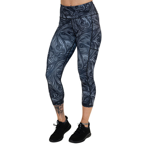 Smoke & Mirrors High Waist Yoga Leggings for Women - Comfortable & Stylish Workout Pants for Yoga, Gym & Running