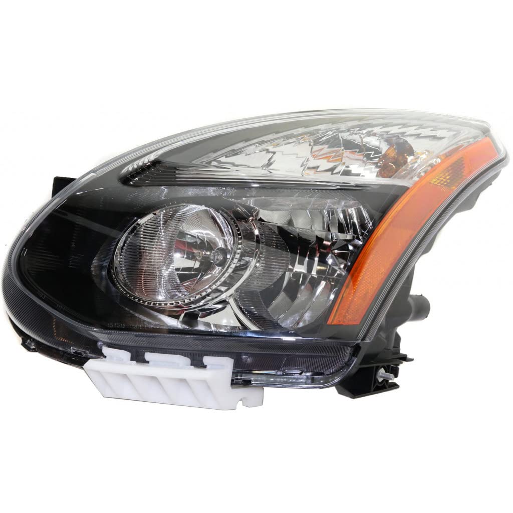 2014-2015 Nissan Rogue Select Driver Side Headlight Assembly - DOT Certified Replacement (Black Housing with Bulbs) | Perfect for Night Driving & Off-Road Adventures | Compatible with Part #NI2502231