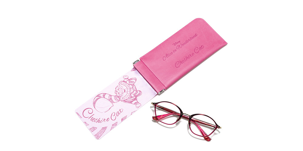 JINS x Disney Dogs & Cats Cheshire Cat 276 Eyeglasses - Stylish Anime Inspired Frames for Cosplay & Everyday Wear