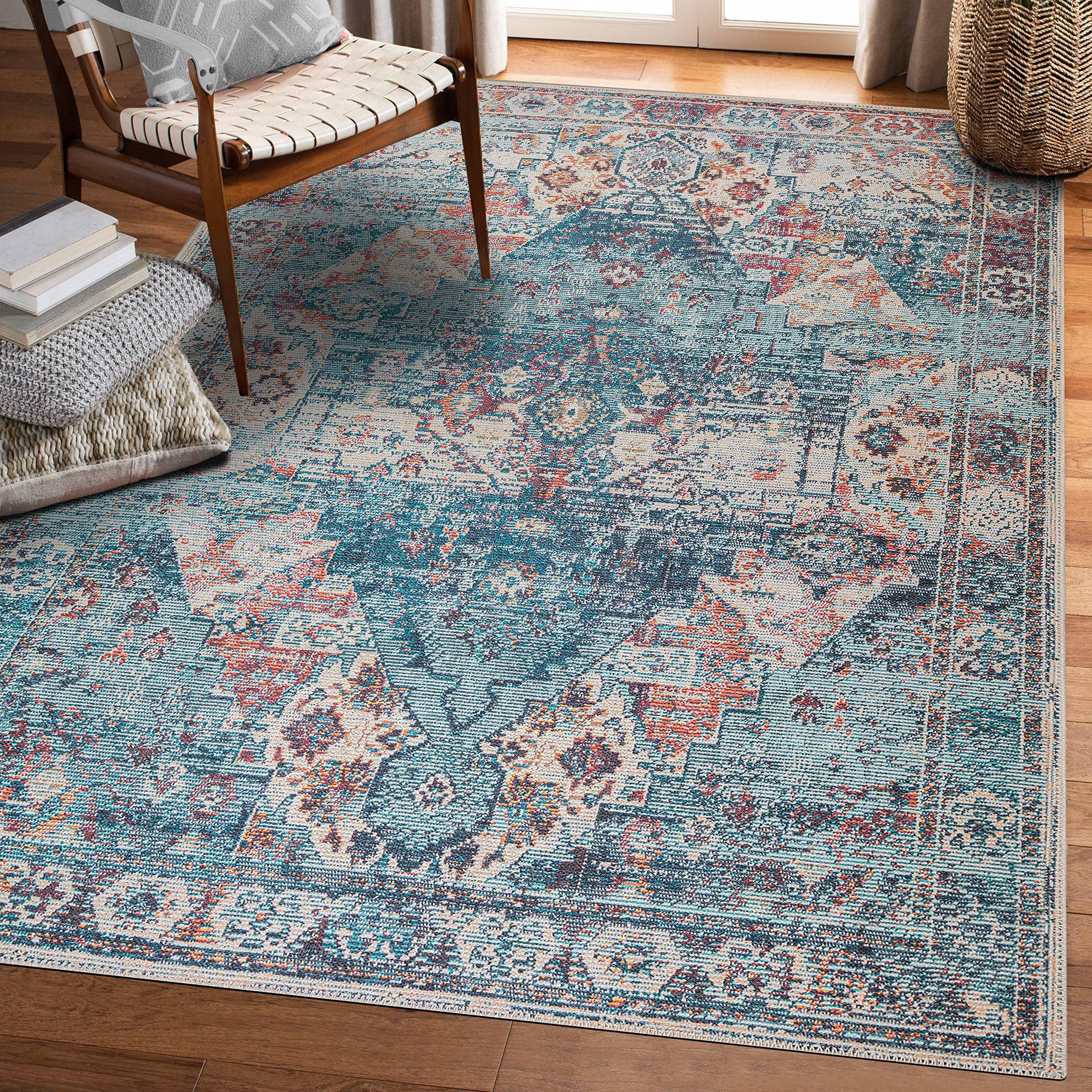 Monolia Machine Washable Area Rugs - 7'10