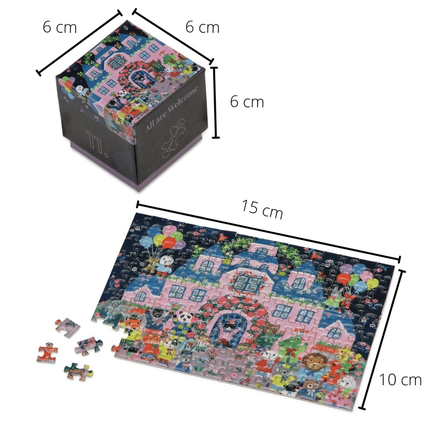 All Are Welcome 150 Piece Jigsaw Puzzle - Fun Family Activity for Kids & Adults, Perfect for Game Nights & Educational Play