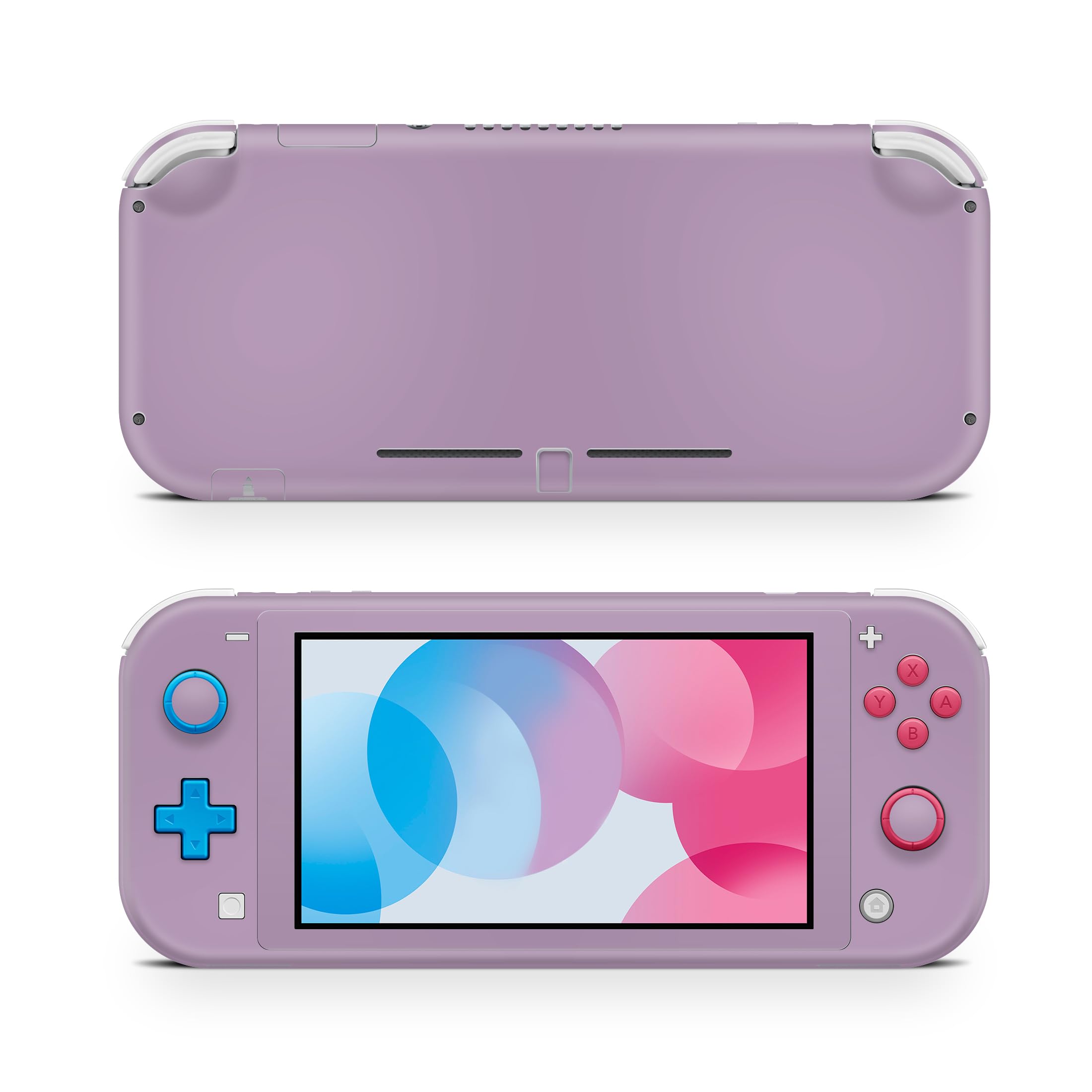 ZOOMHITSKINS Nintendo Switch Lite Skin - Dark Purple Glitter Vinyl Cover | Durable 3M Material | Easy to Install | Made in USA | Perfect for Gaming Protection & Personalization