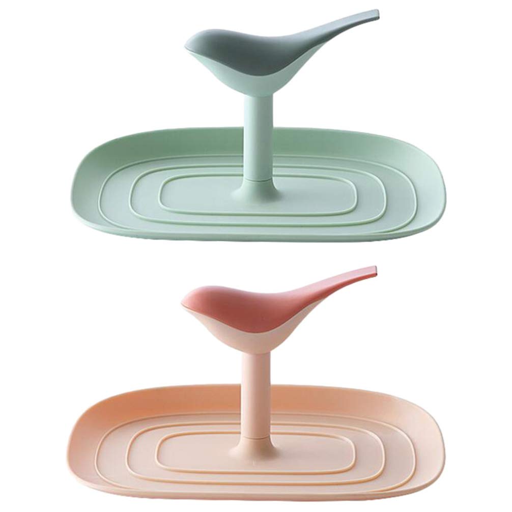 Hemoton 2-Pack Bird-Shaped Pot Lid Organizer - Space-Saving Kitchen Storage Rack for Lids & Cutting Boards - Perfect for Small Kitchens & Countertop Organization