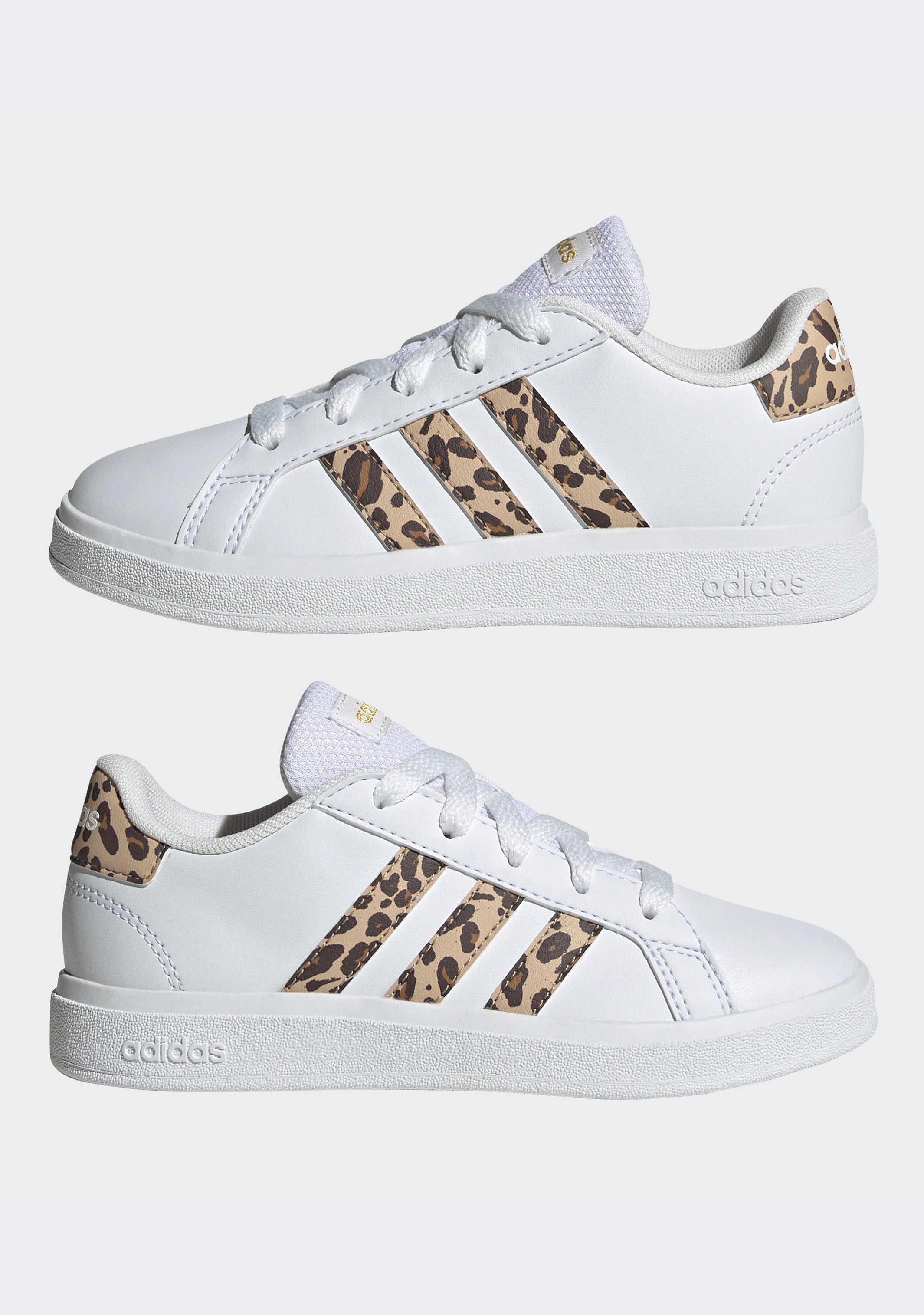 Adidas Grand Court 2.0 Kids' Sneakers - Lightweight Tennis Shoes for Boys & Girls - Perfect for School, Sports & Everyday Wear