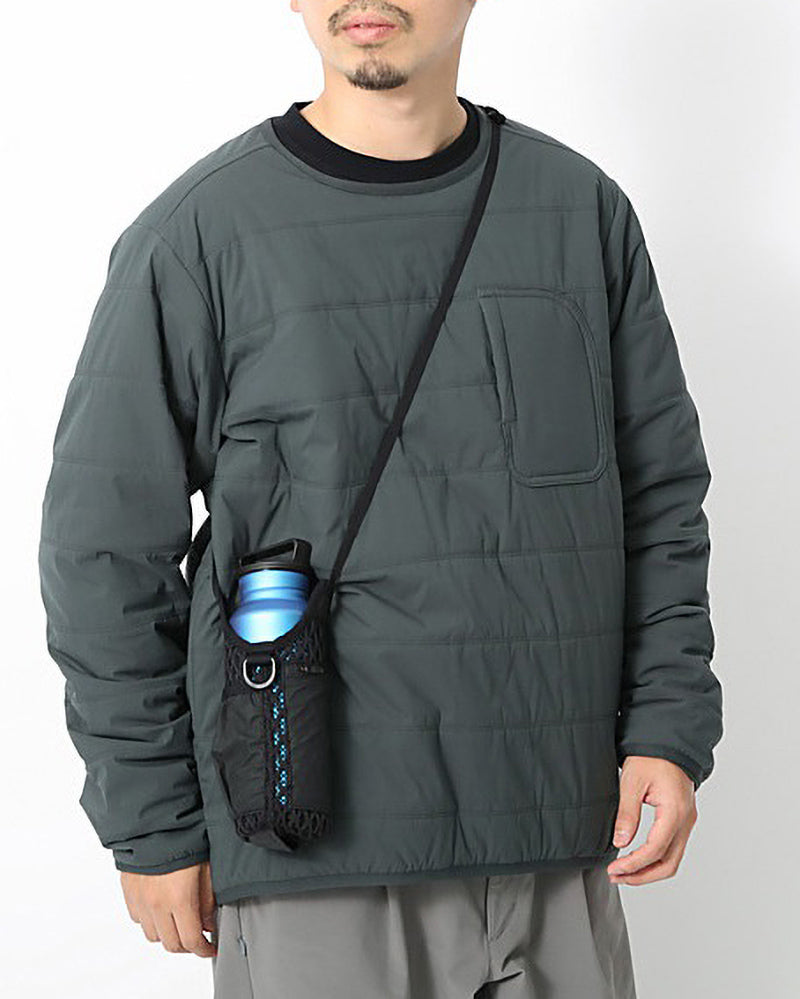 Double Sided Mesh Bottle Holder - Insulated Reusable Water Bottle Carrier for Hiking, Gym, and Outdoor Activities