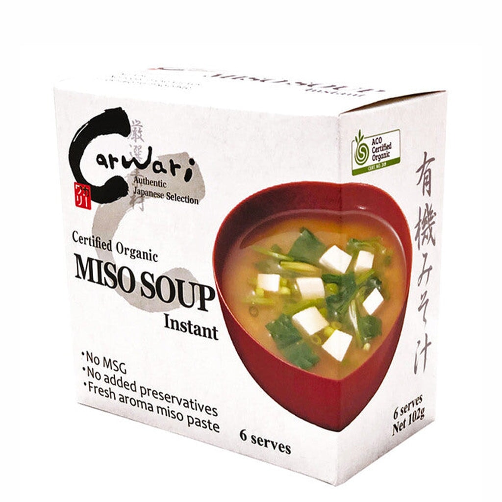 Organic Instant Miso Soup Powder - Japanese Traditional Flavor - Gluten-Free & Vegan - Quick & Easy Meal Prep for Office, Travel & Home Cooking