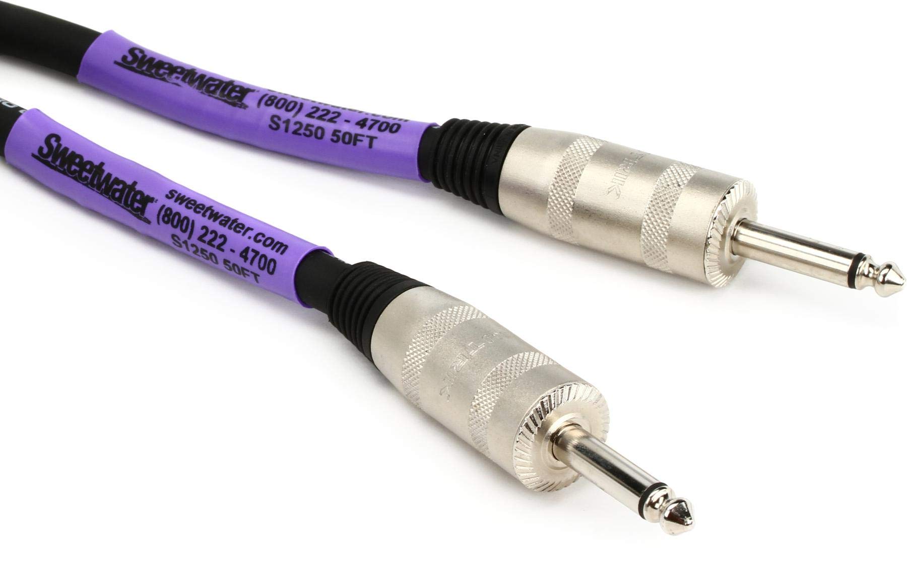 Pro Co S12-50 TS-TS High-Quality Speaker Cable - 50ft Professional Audio Cable for Live Sound, Studio, and Home Theater Systems