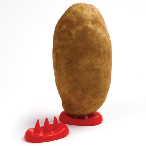 Norpro Microwaveable Potato Cooker Stand - Set of 4 Upright Potato Feet for Baking & Cooking - Perfect for Microwaving Potatoes, Sweet Potatoes, and Vegetables - Kitchen Essentials for Easy Meal Prep