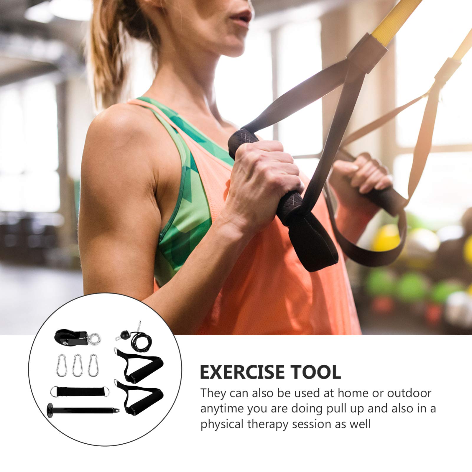 BESPORTBLE Professional DIY Loading Pulley System - Forearm & Muscle Strength Training Kit with Rope & Cable for Home Gym | Perfect for Full-Body Workouts, Weight Training & Fitness Equipment
