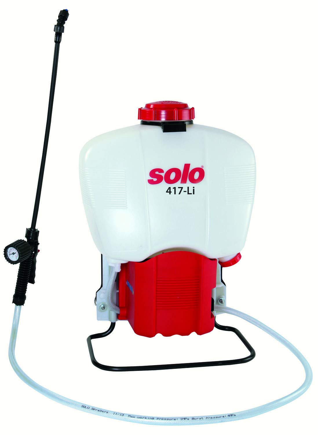 SOLO 417-Li 4.5 Gallon Battery Powered Backpack Sprayer - White | Electric Garden Sprayer for Weed Control, Pest Spraying & Lawn Care | Perfect for Farmers, Landscapers & Home Gardeners