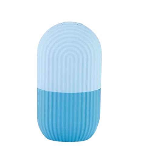 Cooling Face Ice Roller for Skin Care - Reusable Facial Massager to Reduce Puffiness, Tighten Pores & Enhance Glow (Aqua Blue) | Perfect for Morning Routine, Post-Workout Recovery & Spa Relaxation