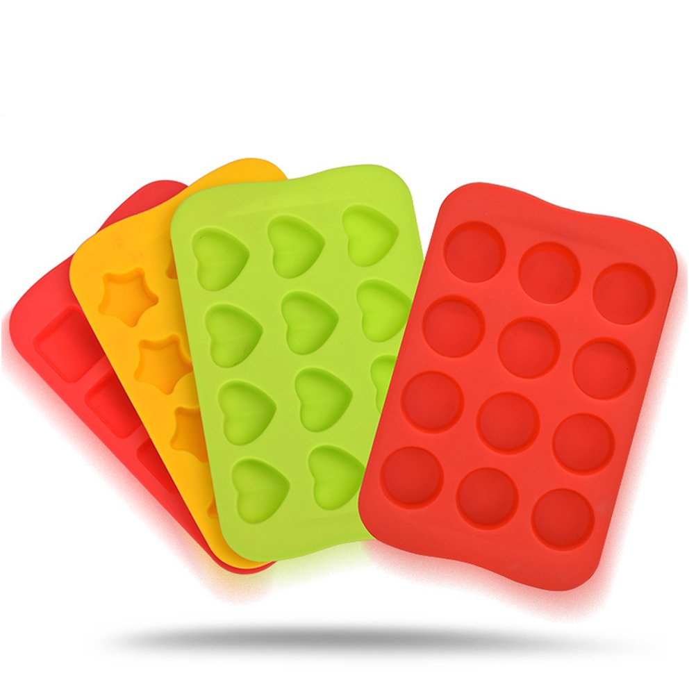 12-Piece Silicone Ice Cube Trays Set - Reusable BPA-Free Ice Makers for Cocktails, Whiskey, Coffee & Chocolate Molds - Perfect for Home Bars, Parties & Kitchen Use