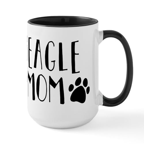 White/Black Inside - Beagle Mom