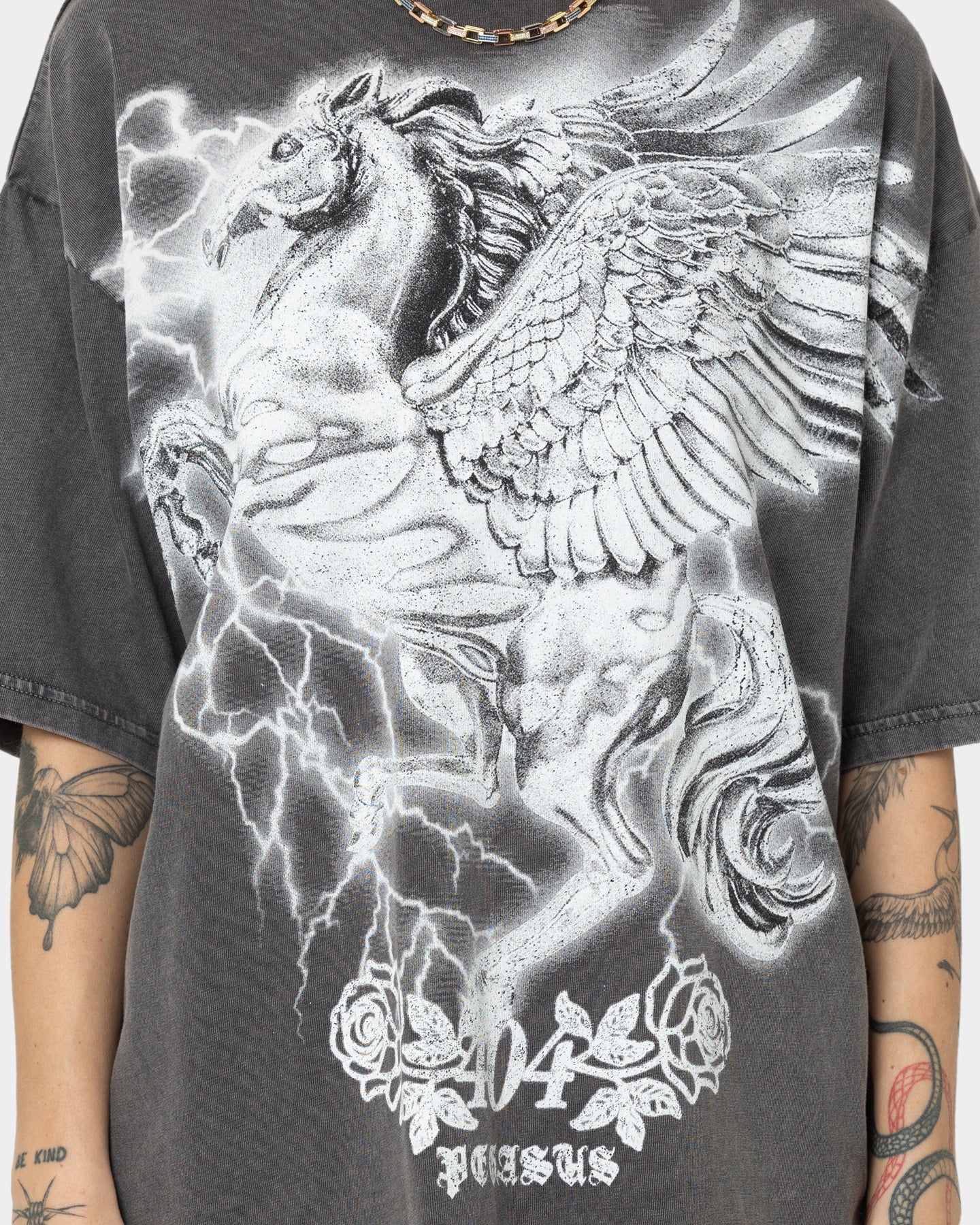 404 Pegasus Vintage T-Shirt for Men & Women - Soft Cotton Graphic Tee - Charcoal Grey - Retro Gaming & Casual Streetwear Style