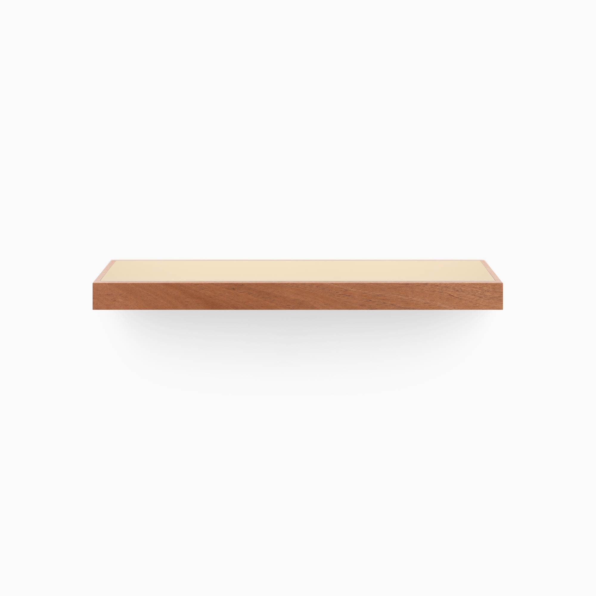 Rustic Floating Shelf with Grey Inlay Hatch - Perfect for Living Room, Bedroom, and Bathroom Storage & Decor