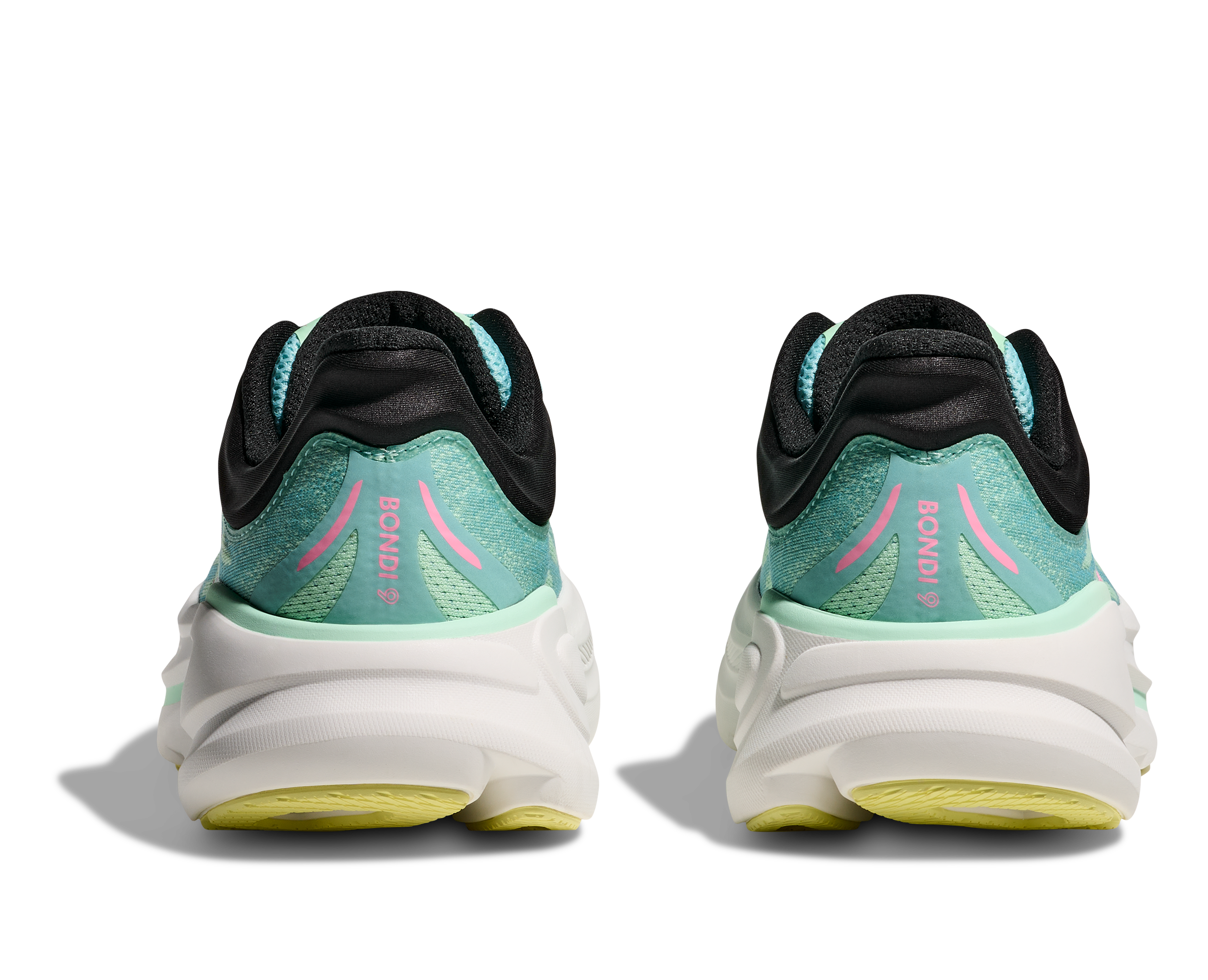 HOKA Women's Bondi 9 WIDE Running Shoes - Blue Spark/Mint Fluorite | Cushioned Comfort for Long Distance Running & Walking | Perfect for Road Running, Jogging, and Everyday Wear