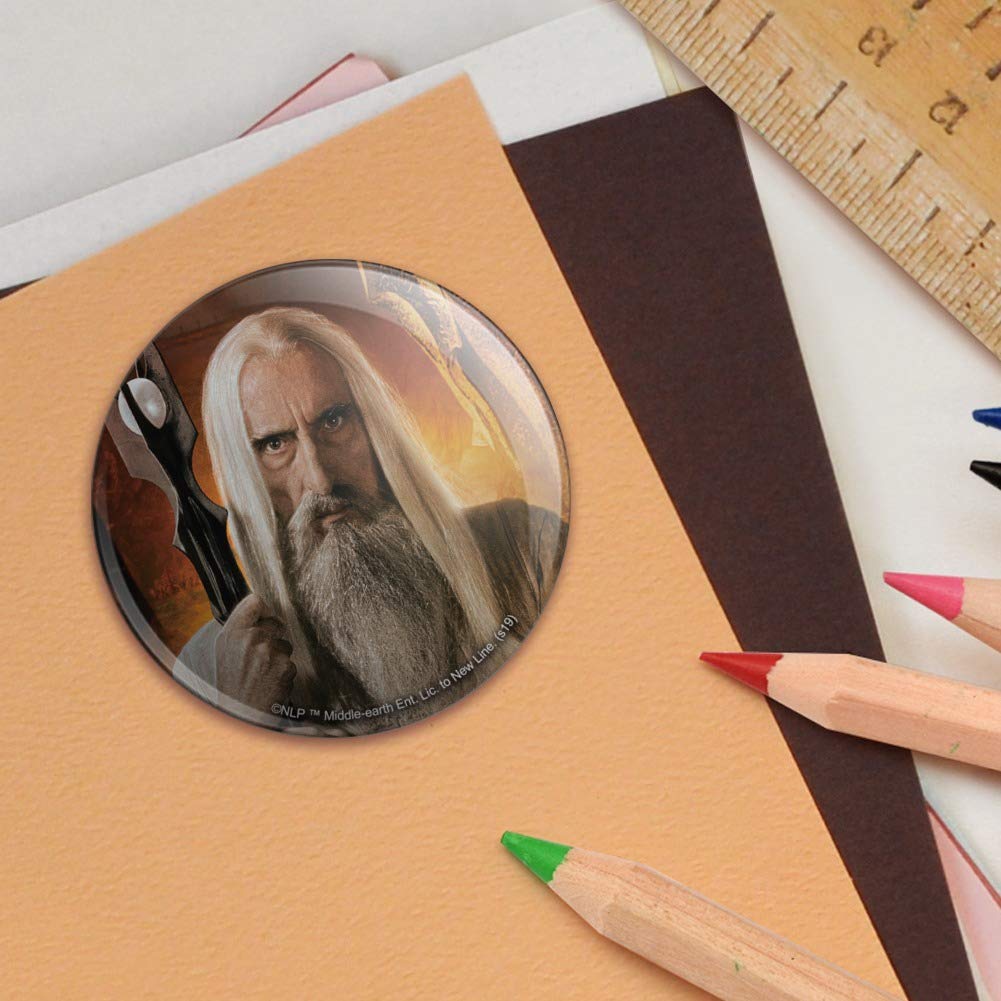 The Lord of The Rings Saruman Character Puffy Bubble Dome Stickers for Scrapbooking, Card Making, DIY Crafts - Perfect for Journals, Albums & Gift Decorations