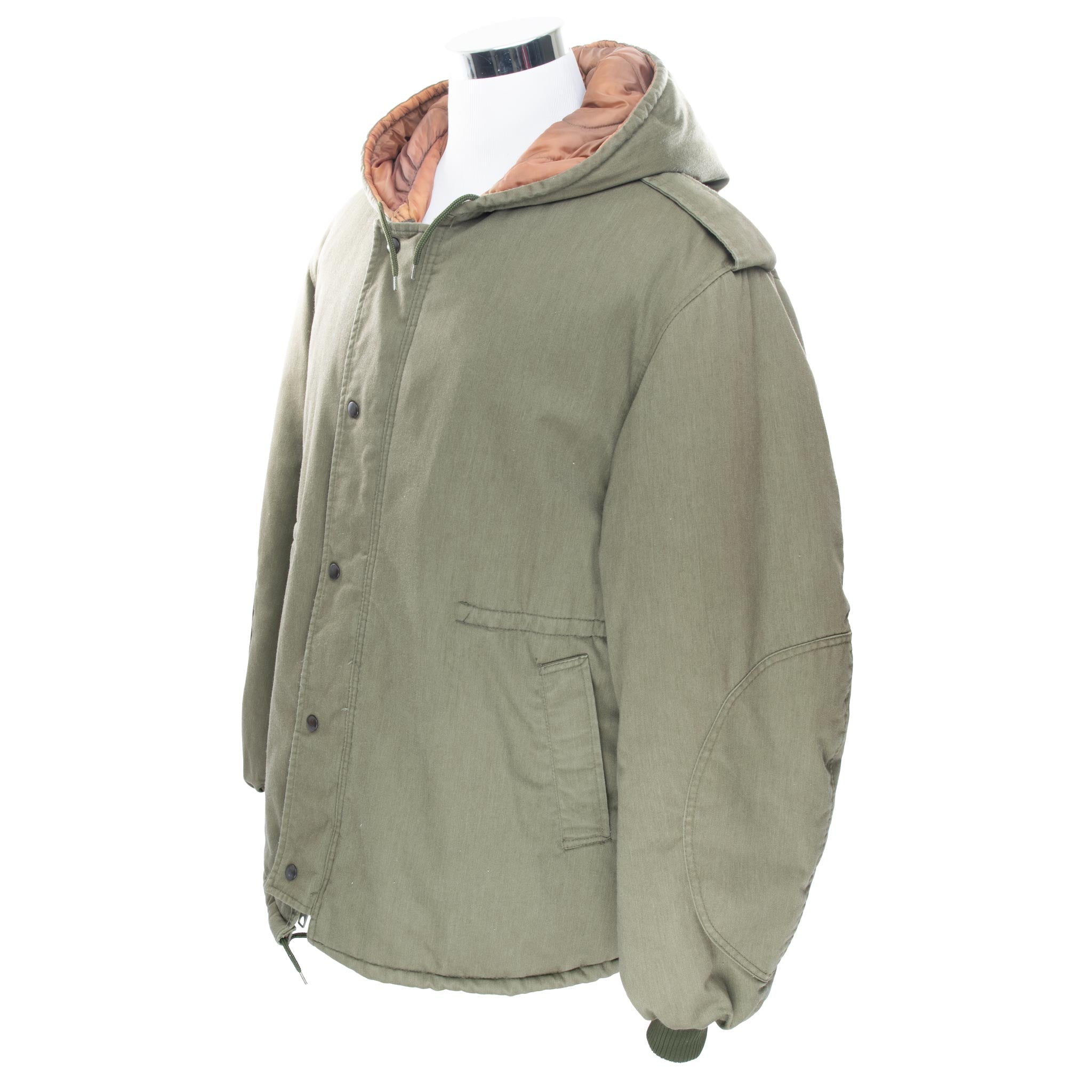 Vintage IDF Israel Defense Forces Army Style Parka Jacket - Size XL - Military Outerwear for Men, Cold Weather & Outdoor Activities