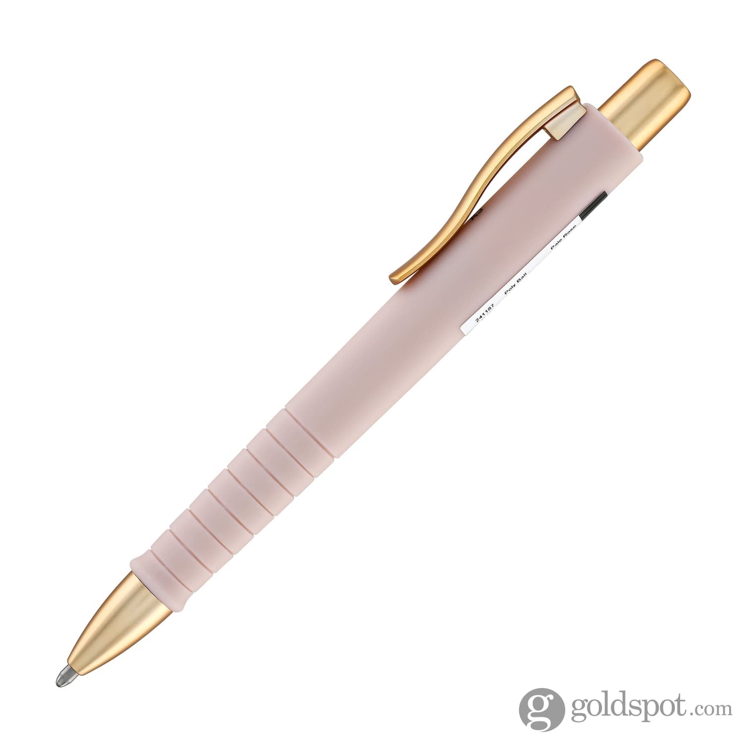 Faber-Castell Poly Ball Ballpoint Pen - Pale Rose | Smooth Writing, Comfort Grip | Perfect for Office, School & Note-Taking