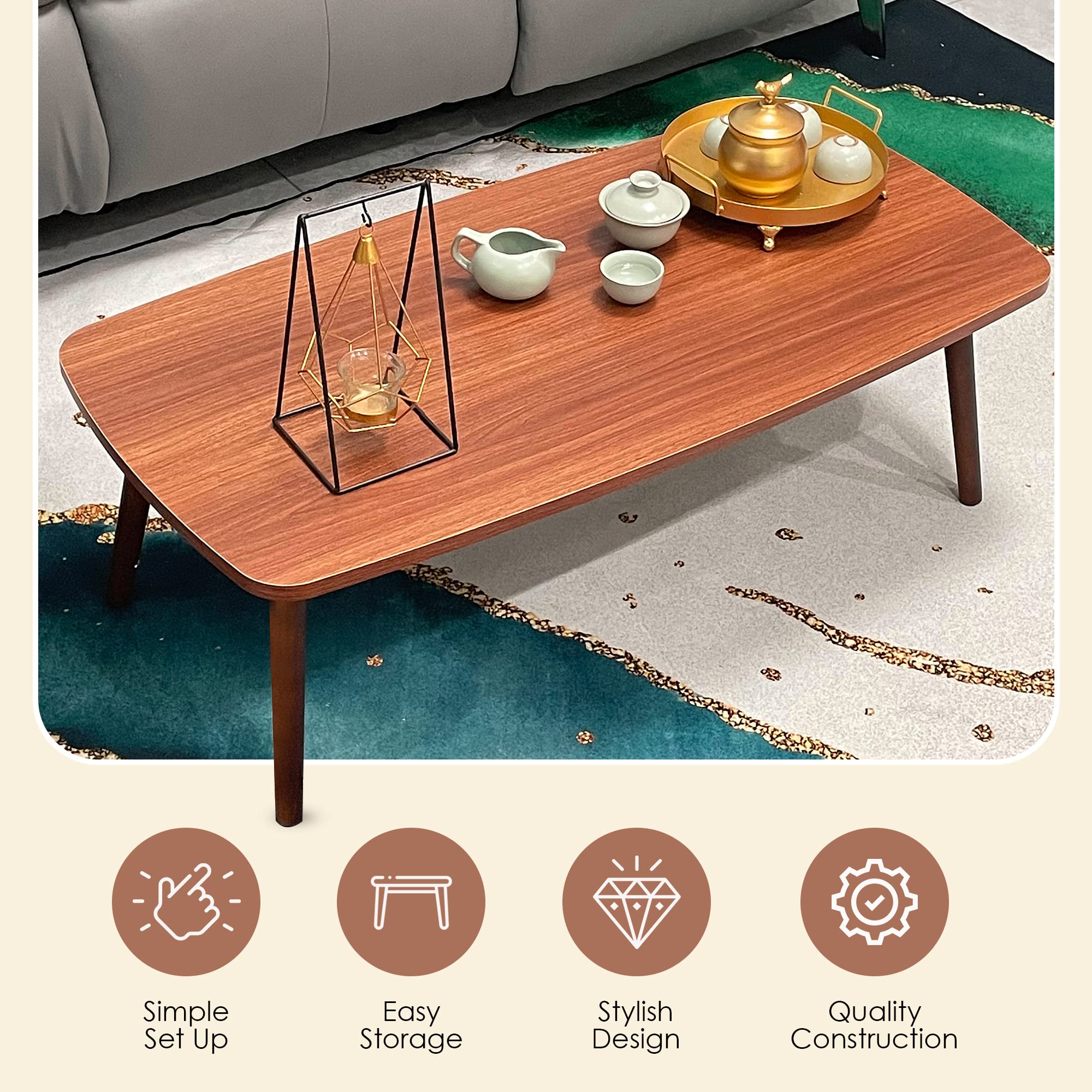 Japanese Folding Floor Table - 40