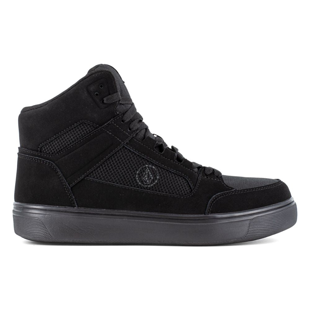 Volcom Evolve Unisex Composite Toe High Top Safety CSA Skate Shoe VC30244 - Black | Slip-Resistant Work Shoes for Construction, Warehouse & Outdoor Activities