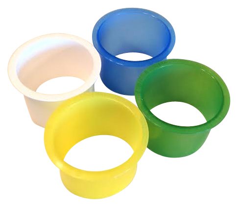 2 Pack White Bag Fill Funnel - Durable Plastic Filling Funnel for Food Storage, Pet Food, Grains & Bulk Items - Perfect for Kitchen, Pantry & Camping Use