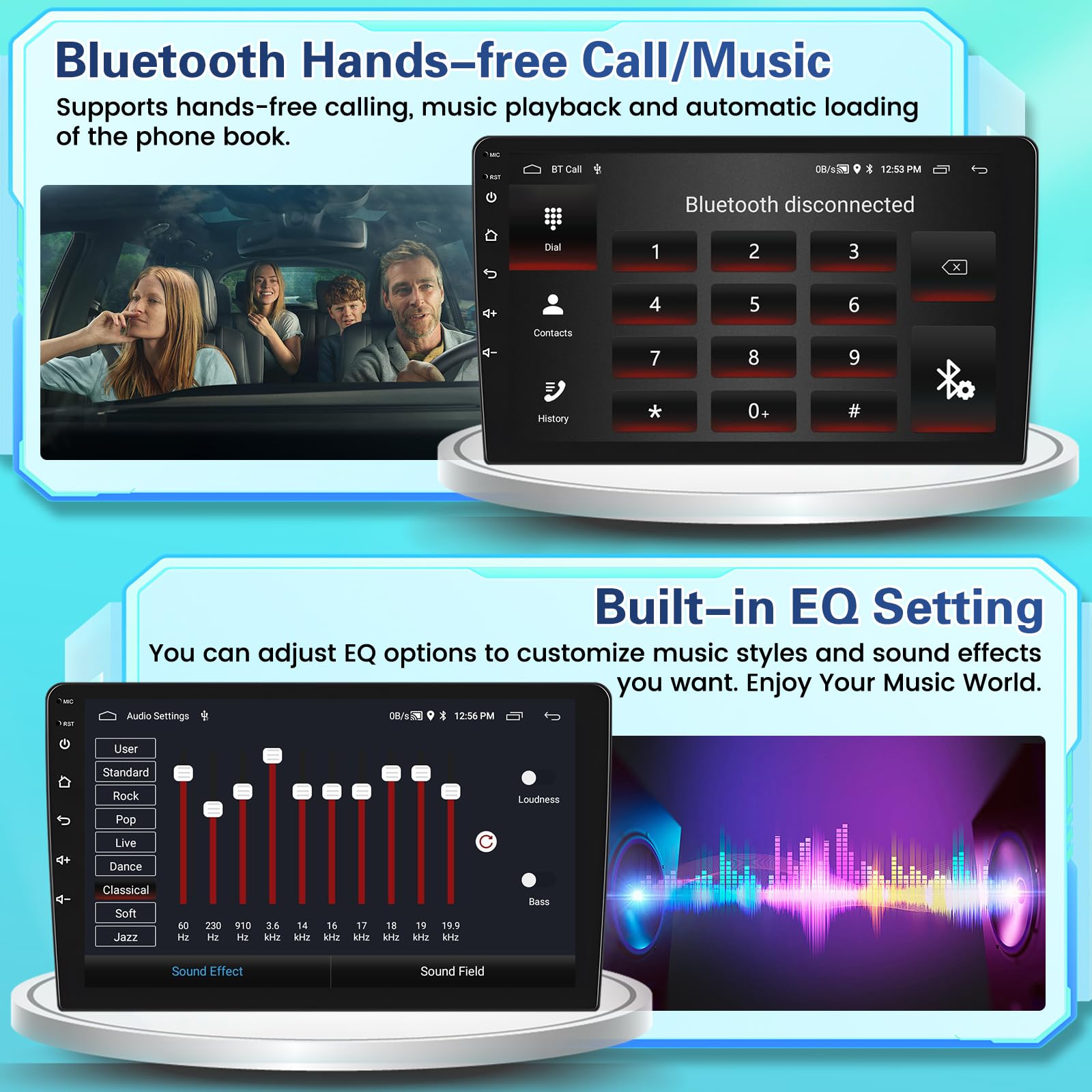 Jeep Wrangler 4-Door Android 13 Car Stereo (2007-2010 Models) - 9