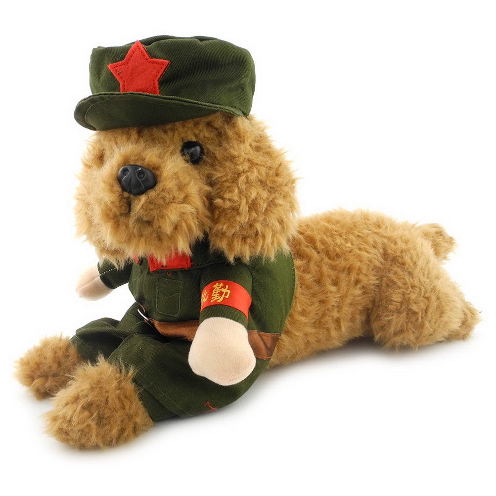 Zunea Military Dog Costume for Small Dogs - Soldier Dog Coat for Puppies, Girl & Boy - Perfect for Halloween, Cosplay, and Patriotic Events