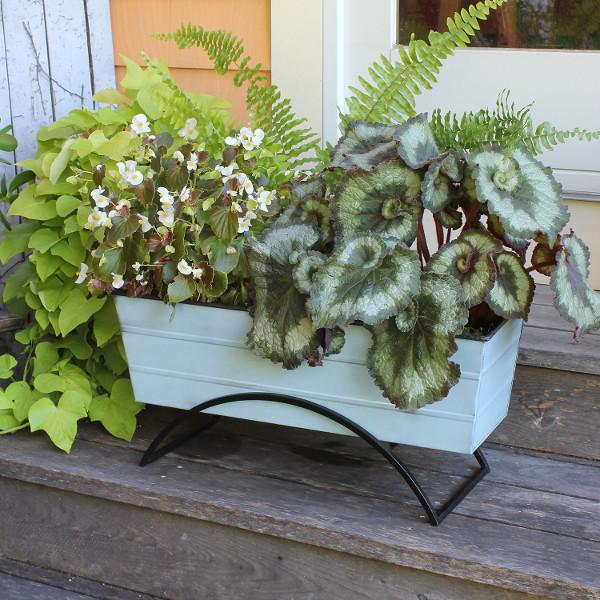 Elegant Flower Box with Odette Stand - Perfect for Wedding Centerpieces, Home Decor & Gift Giving