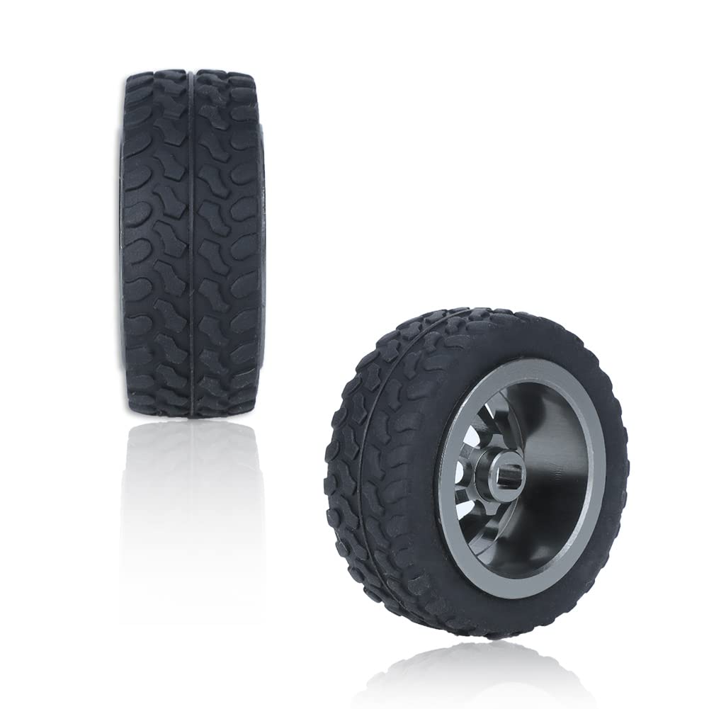 Jovenn Durable Rubber RC Car Tires for WLtoys K969 & K989-53T Type A - High-Performance Off-Road Racing & Indoor Entertainment Accessories