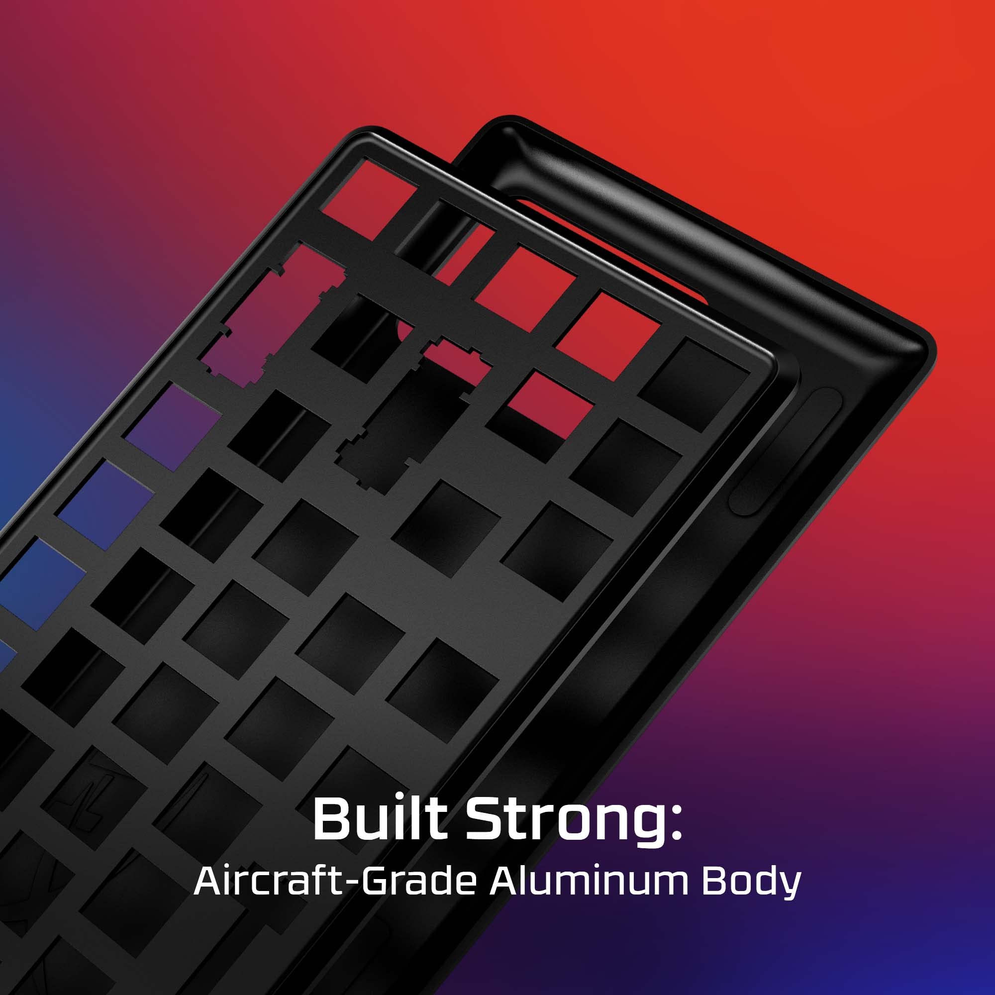 HyperX Alloy Origins PBT Mechanical Gaming Keyboard - RGB Backlit, Compact Aluminum Frame, Customizable with HyperX NGENUITY, Tactile Aqua Switches | Perfect for PC Gaming, Esports & Office Work
