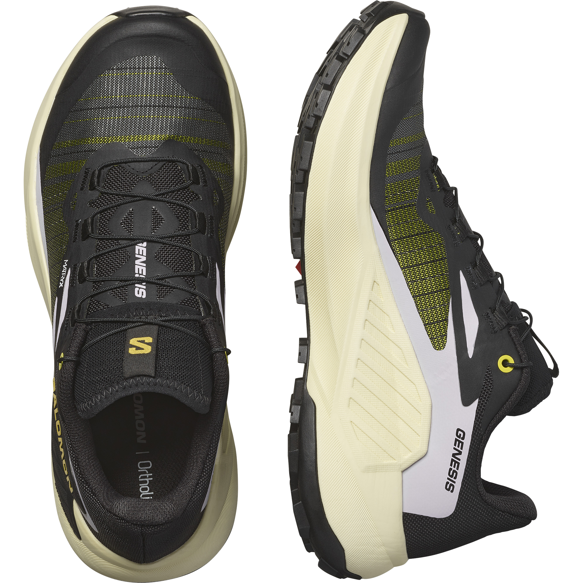 Women's Genesis Sneakers - Black, Sulphur Spring & Orchid Petal Color Options | Comfortable Casual Shoes for Walking, Running & Everyday Wear