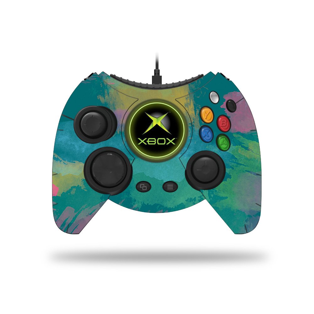 MightySkins Protective Vinyl Skin Cover for Microsoft Xbox One Hyperkin Duke Controller - Watercolor Blue Design | Durable, Customizable, Easy to Apply & Remove | Made in USA | Perfect for Gaming Enthusiasts & Collectors