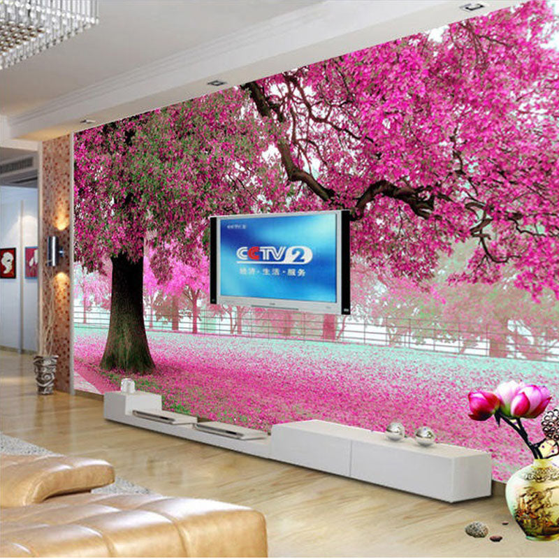 Autumn Tree Wallpaper - Premium Peel & Stick Removable Wallpaper for Home Decor | Perfect for Living Room, Bedroom, and Office Accent Walls