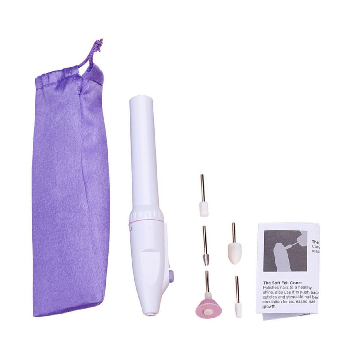 Beaupretty Professional Electric Nail Grinder Drill Kit - USB Powered Nail File for Acrylic, Gel & Natural Nails - Salon Quality Manicure & Pedicure Tools for Home & Professional Use - Perfect for Nail Shaping, Buffing & Polishing