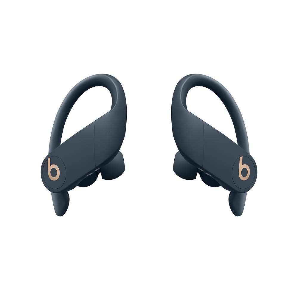 Powerbeats Pro Wireless Earbuds - Bluetooth Headphones with Charging Case, Lightning to USB-A Cable, Sweat & Water Resistant (Navy Blue) - Perfect for Gym, Running & Workouts