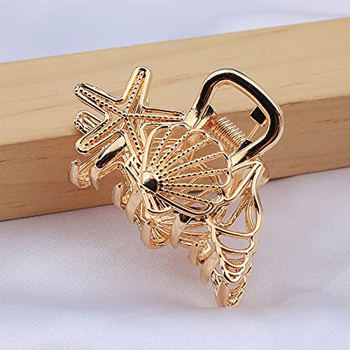 Cute Metal Hair Clips for Women - 3PCS Shiny Alloy Barrettes, Dainty Jaw Clips, Creative Styling Hair Accessories | Perfect for School, Work, Parties & Everyday Use