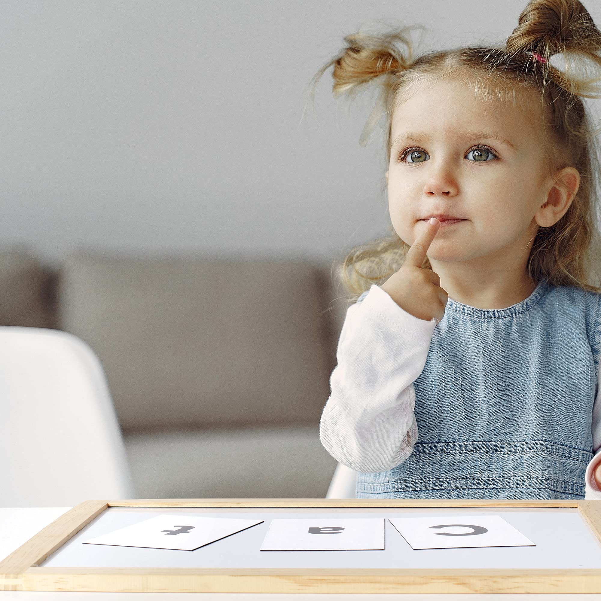 Magnastars Alphabet Flashcards - Educational ABC Flash Cards for Kids with Upper & Lower Case Sets, 6 Learning Games & 52 Magnets - Perfect for Fridge, Classroom, Homeschooling, and Early Childhood Development