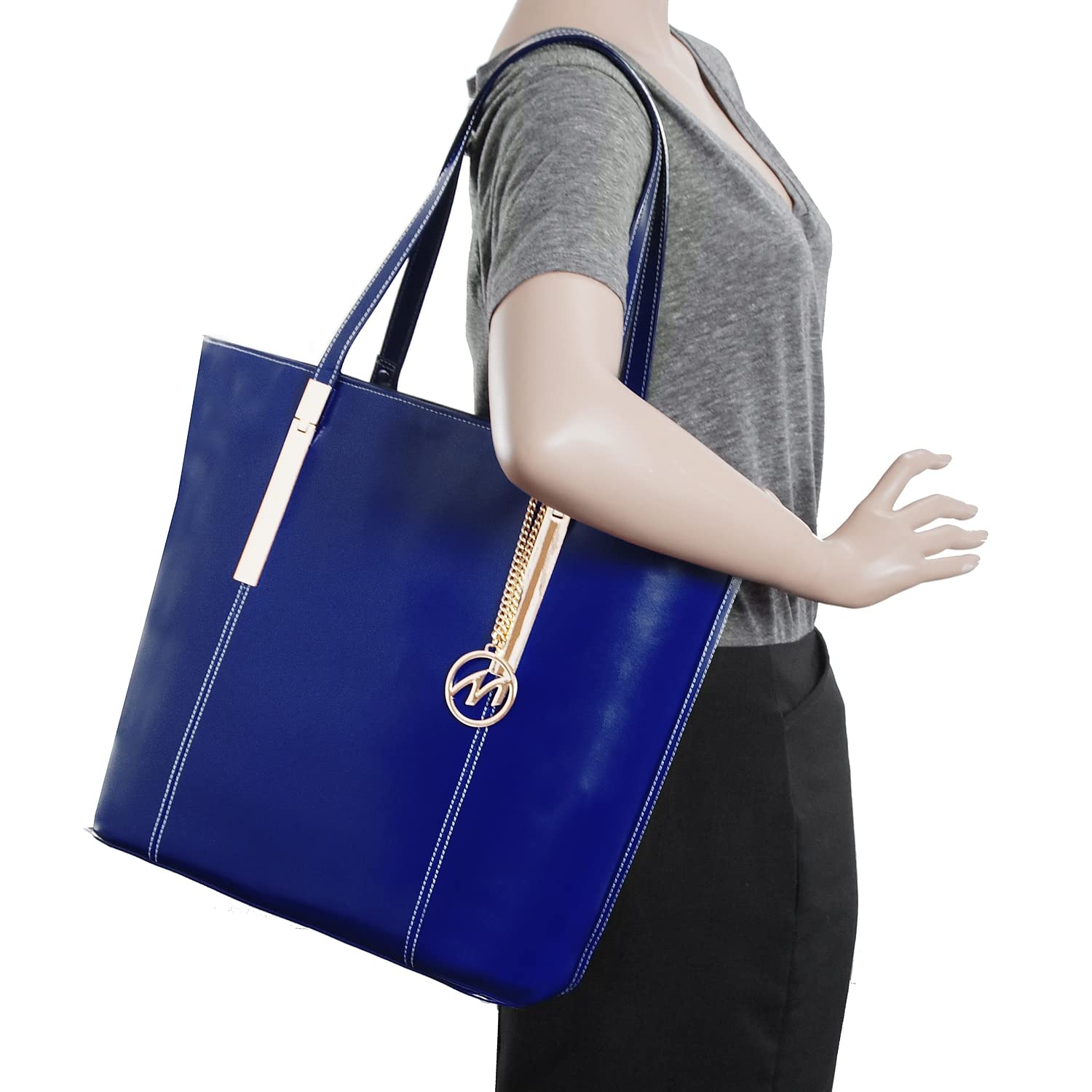 McKlein Stylish & Durable Leather Tote Bag for Women - Perfect for Work, Travel & Everyday Use | Premium Handbag with Multiple Pockets & Adjustable Strap