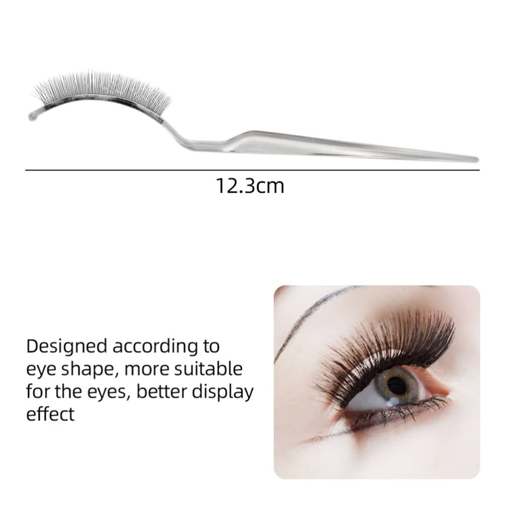 FOMIYES 3-Piece Eyelash Extension Holder Set - Professional Eyelash Wearing Tool, Lash Applicator, Display Wand & Grafting Tool for Fake Eyelashes (White) - Perfect for Salon, Home Use & DIY Lash Extensions