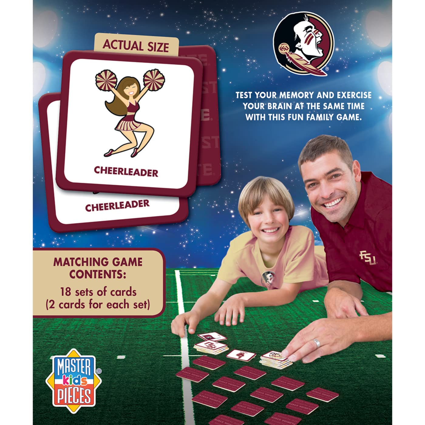 NCAA Unisex Matching Game Set - Perfect for Family Game Nights, Parties & Sports Fans