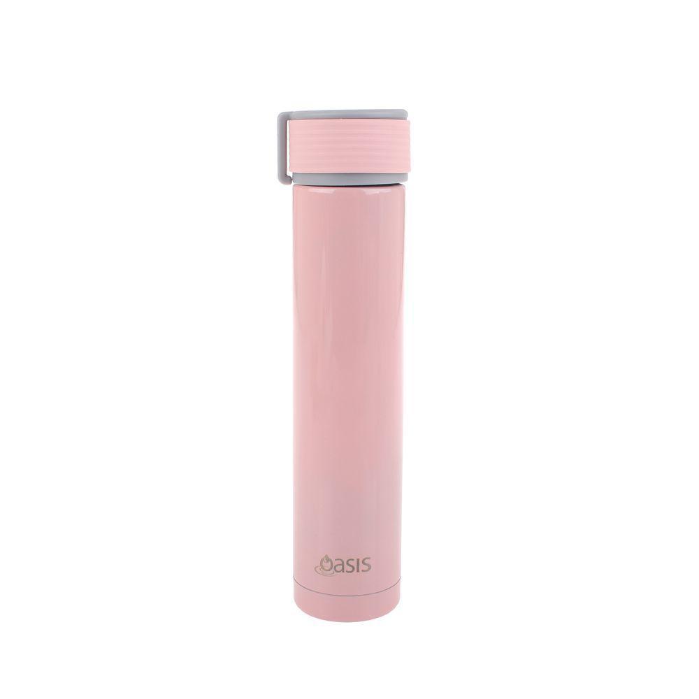 Oasis 250ml Skinny Mini Pastel Insulated Water Bottle - Leak Proof, BPA Free, Lightweight Stainless Steel Tumbler for Kids, Teens & Adults - Perfect for School, Gym, Hiking & Outdoor Activities