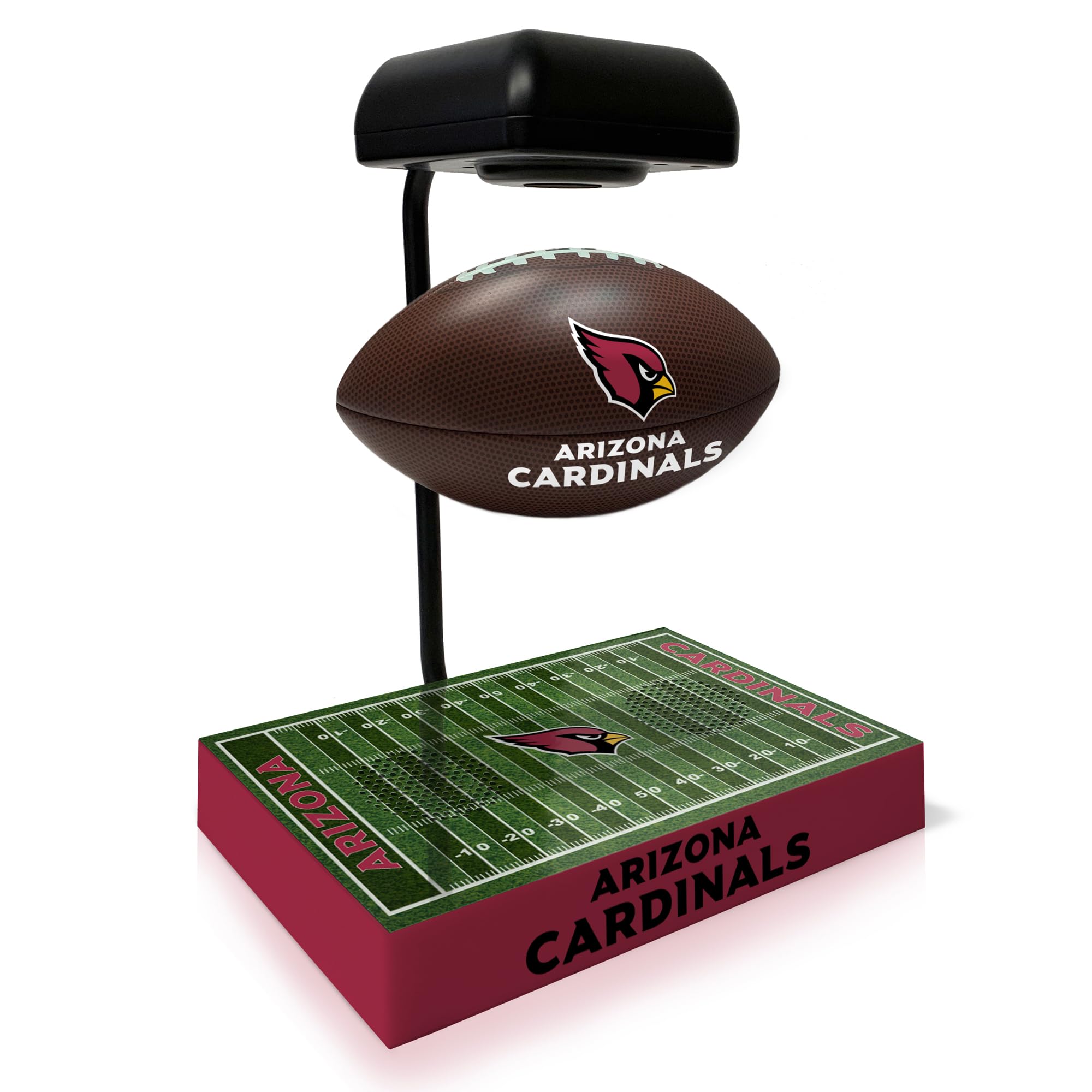 Arizona Cardinals Bluetooth Hover Football - Portable Floating Football with Built-in Speaker for Outdoor Games, Backyard Fun & NFL Fan Gifts