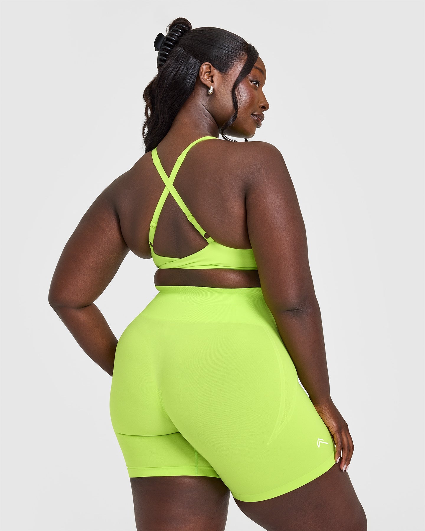 Seamless Wireless Micro Bralette - Citrus Green | Comfortable Soft Stretchy Yoga Bralette for Women | Perfect for Yoga, Lounge & Everyday Wear