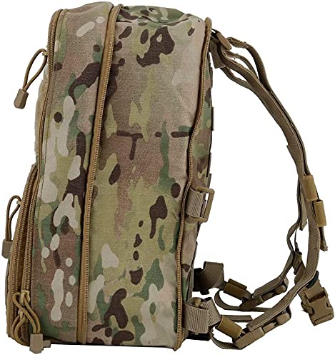 Tactical MOLLE Backpack - Military Multifunctional Airsoft Tool Bag for Camping, Travel, Hunting & Hiking (50x30x15cm) - Durable Outdoor Gear for Adventure Enthusiasts