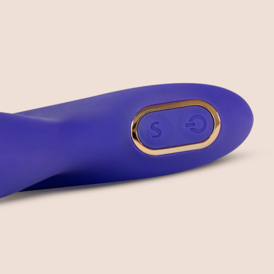 Blush Novelties Lush Iris - Rechargeable Dual Stimulator G-Spot & Clitoral Vibrator for Women | Perfect for Couples Play & Solo Pleasure