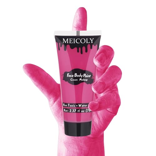 rose red face body paint
